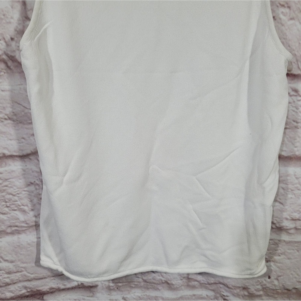Zara White Cami Basic Cropped Top - image 6